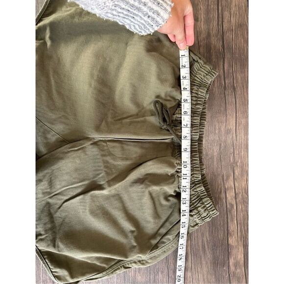 GREI New York NYC Baggy Camp Short Olive Green Paper Bag Short Size L Pull On - Picture 8 of 10